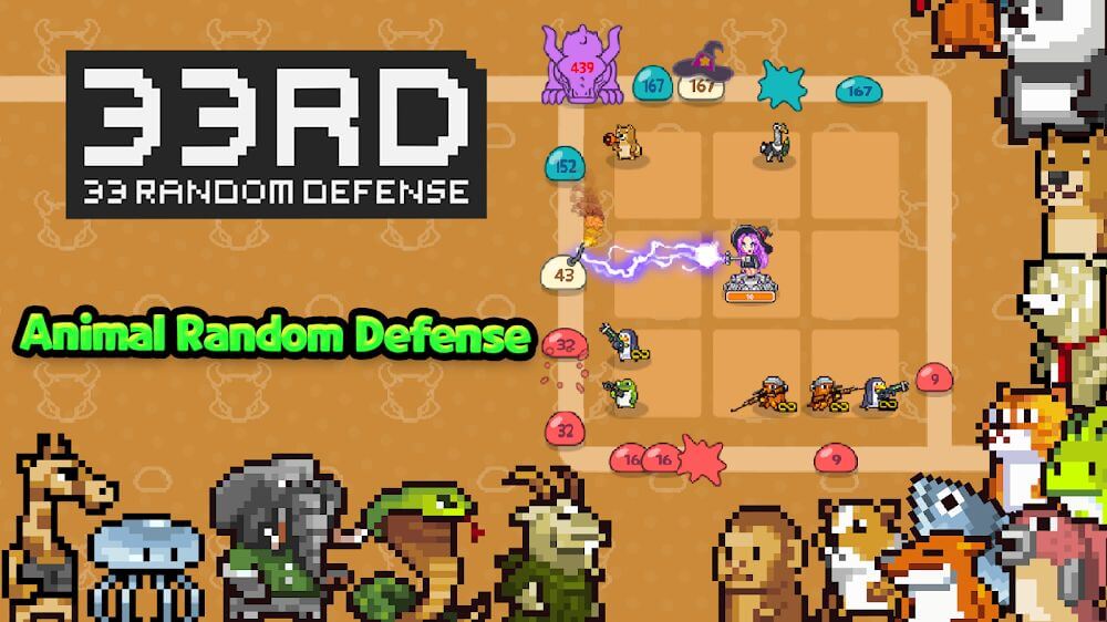 33RD: Random Defense Mod 3.9.5 APK feature