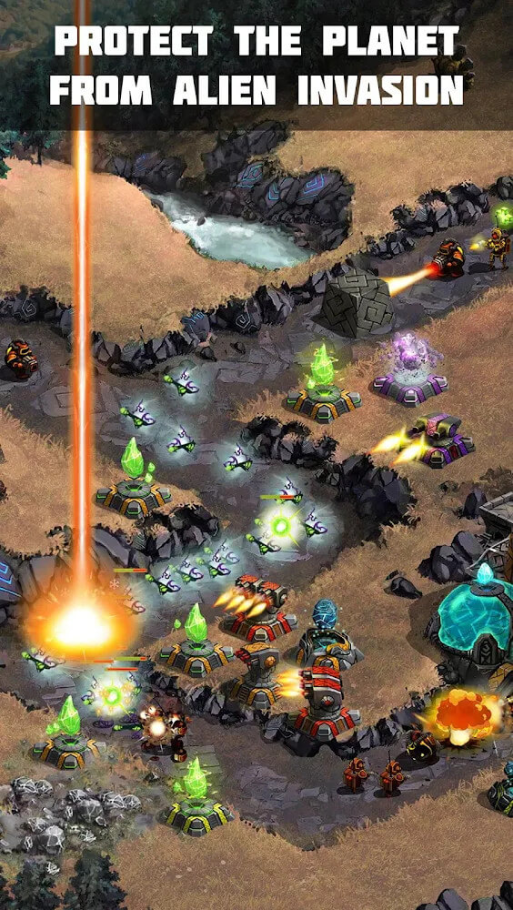 Ancient Planet Tower Defense Mod 1.2.113 APK for Android Screenshot 6