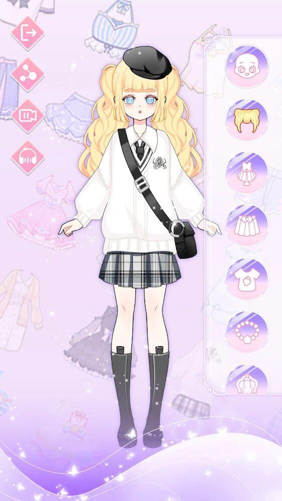 Anime Princess Dress Up Game Mod 2.7 APK for Android Screenshot 1