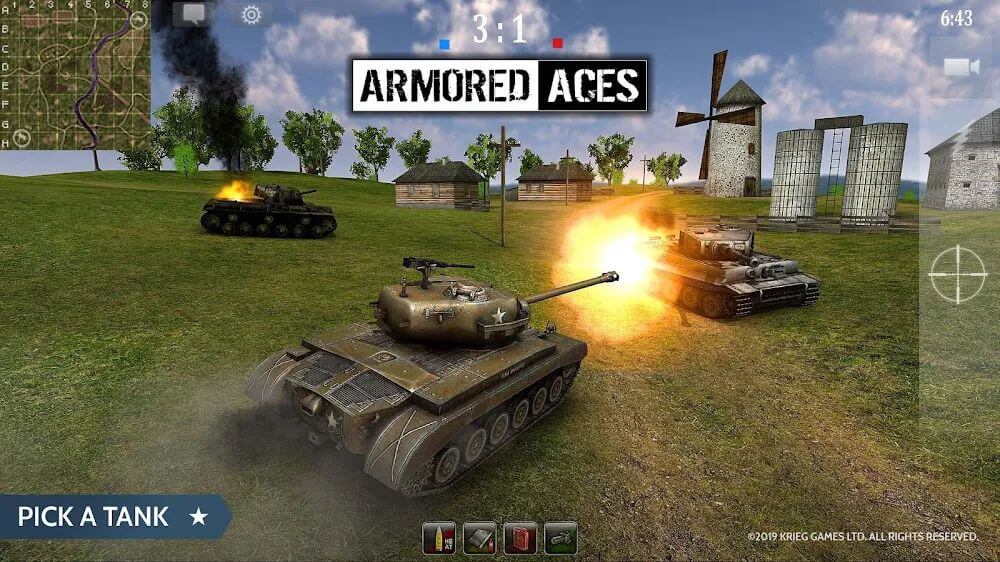 Armored Aces 3.1.0 APK feature