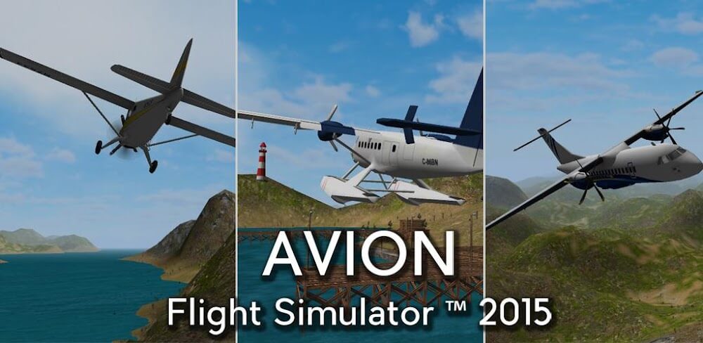 Avion Flight Simulator Mod 1.37 APK for Android Screenshot 1