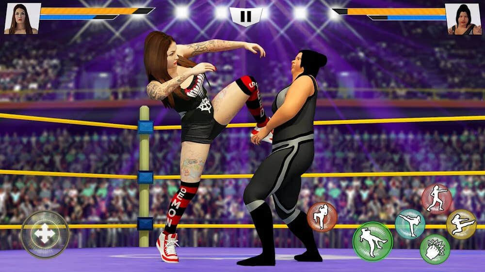Bad Girls Wrestling Game Mod 2.2 APK feature
