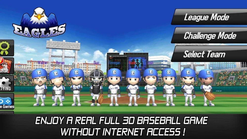 Baseball Star Mod 1.7.4 APK for Android Screenshot 1