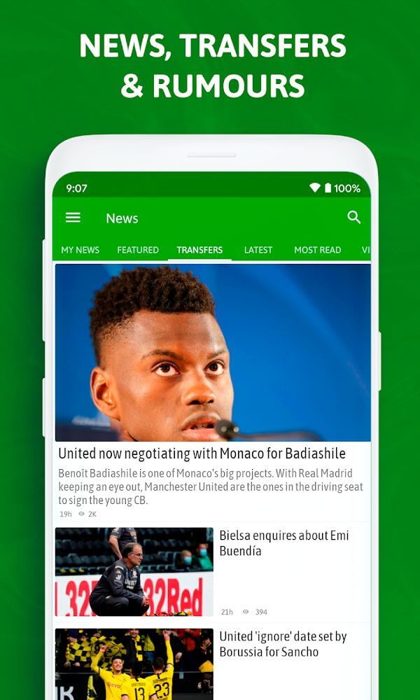 BeSoccer 5.4.9 APK feature