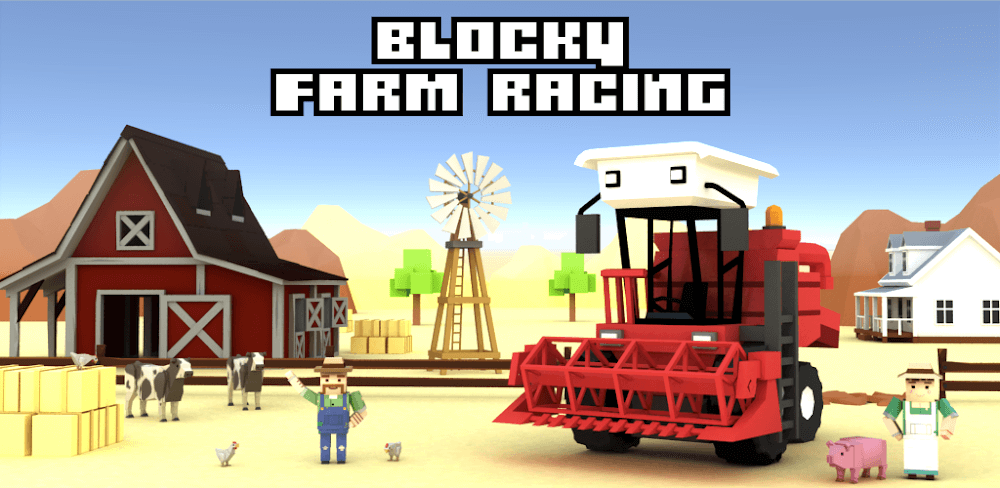 Blocky Farm Racing & Simulator 1.50 APK feature