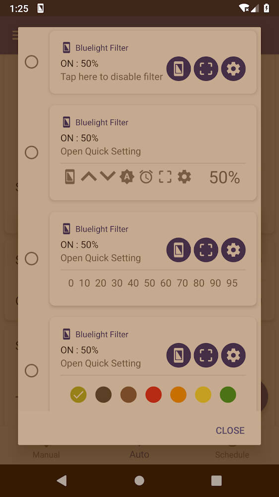 Bluelight Filter 5.5.10 APK feature