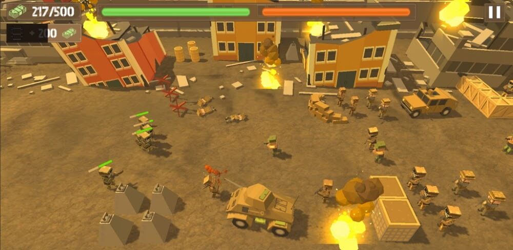 Border Wars: Military Games 4.3 APK feature