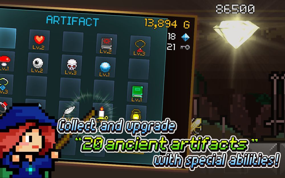 Buff Knight Advanced Mod 1.1.9 APK for Android Screenshot 1