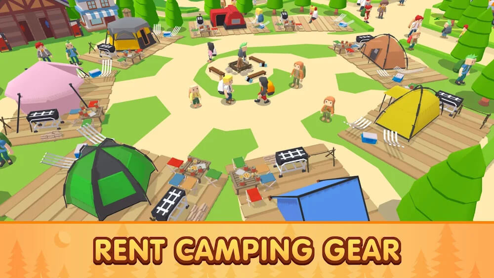 Camping Tycoon 1.6.22 APK feature
