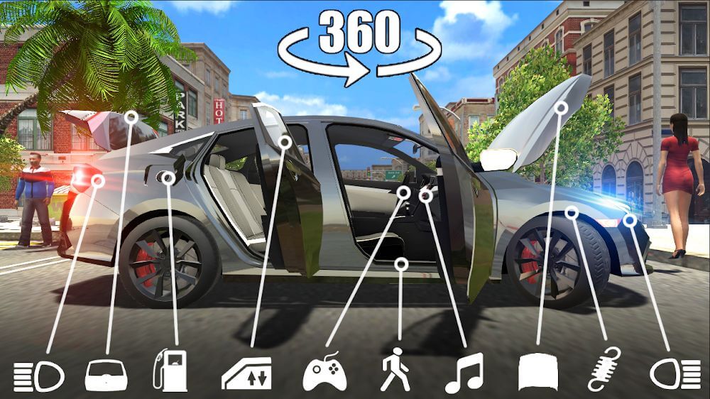 Car Simulator Civic Mod 1.1.5 APK feature