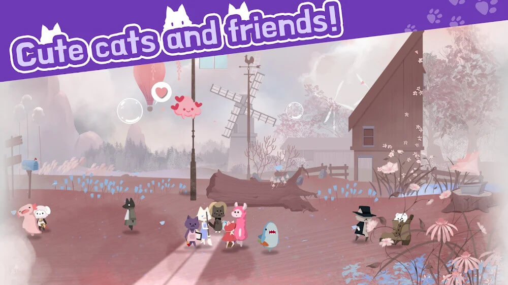 Cat Shelter and Animal Friends Mod 1.1.2 APK feature