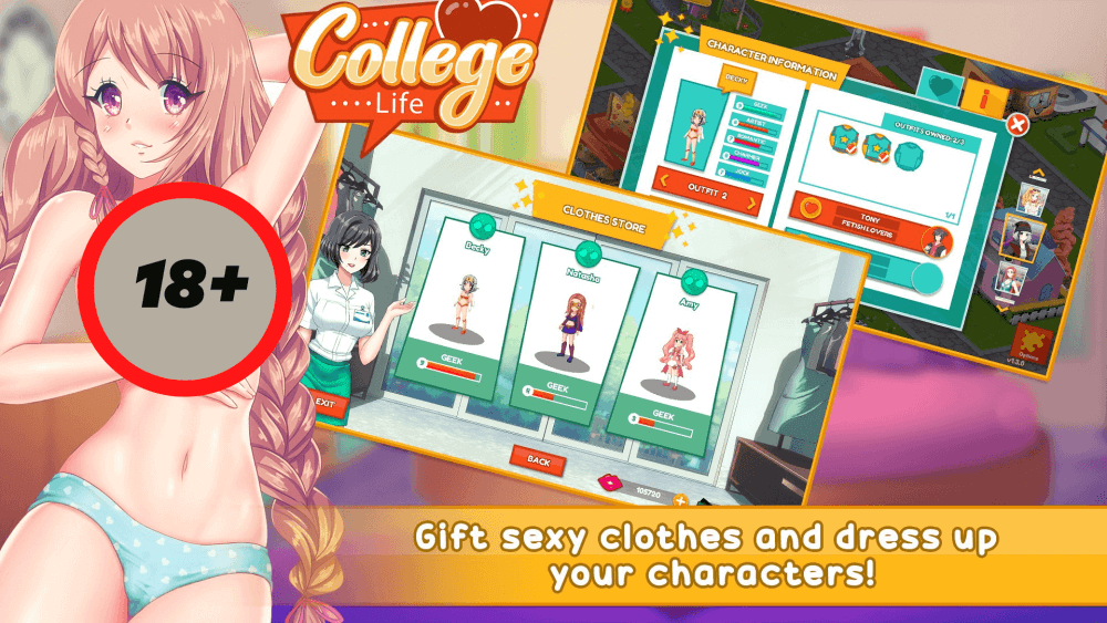College Life Mod 2.1.26 APK for Android Screenshot 1