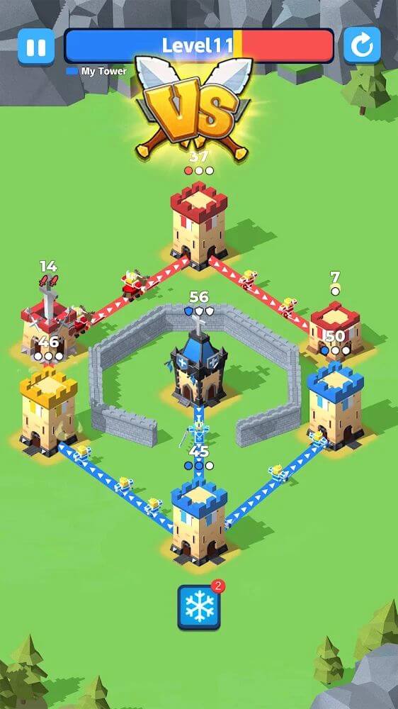 Conquer the Tower: Takeover Mod 1.921 APK feature
