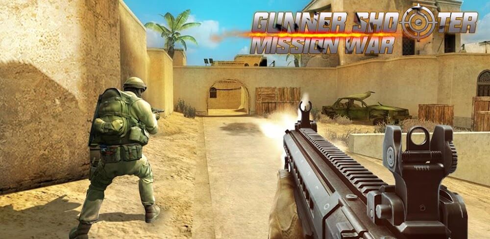 Counter Shooter Mission War Mod 2.1.9 APK for Android Screenshot 1