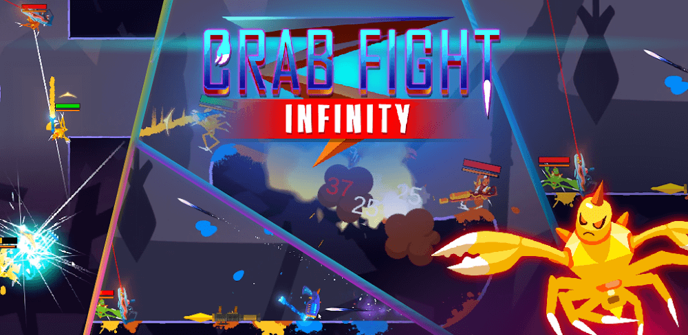 Crab Fight Infinity Mod 1.24 APK feature