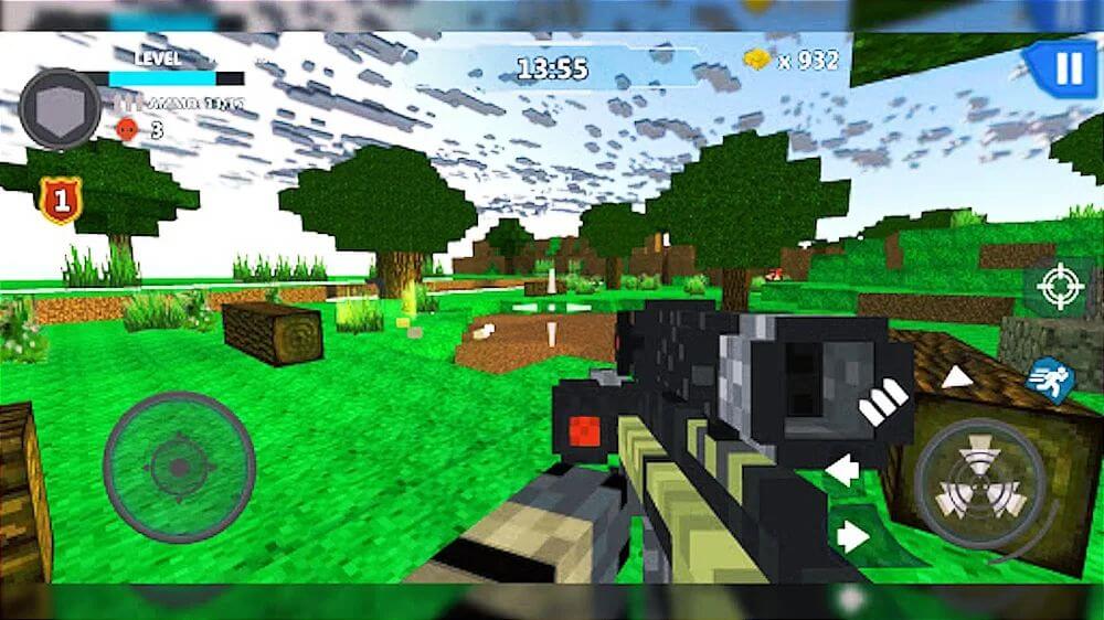 Cube Wars Battle Survival Mod 1.77 APK for Android Screenshot 1