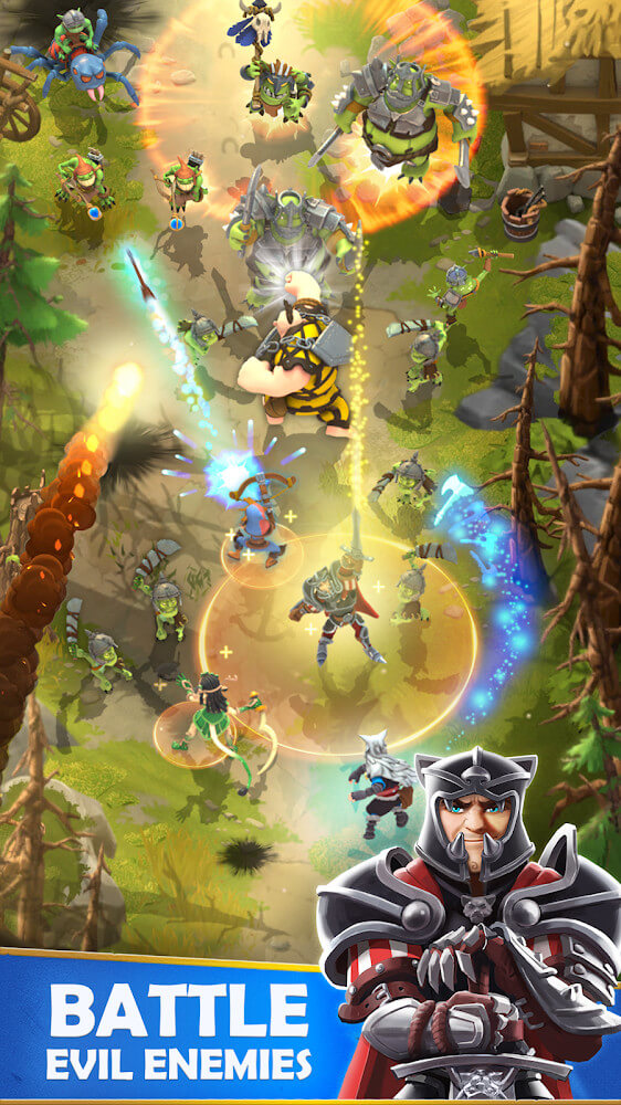 Darkfire Heroes Mod 1.28.2 APK for Android Screenshot 1