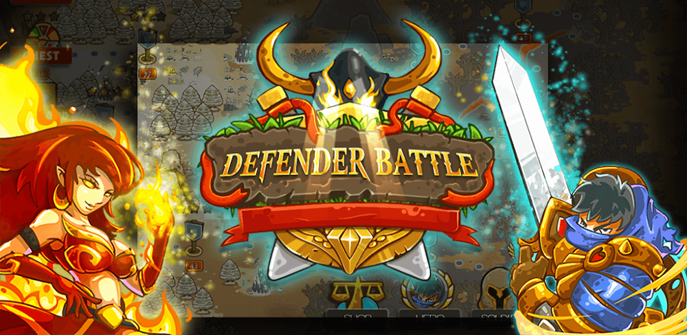 Defender Battle Mod 1.3 APK feature