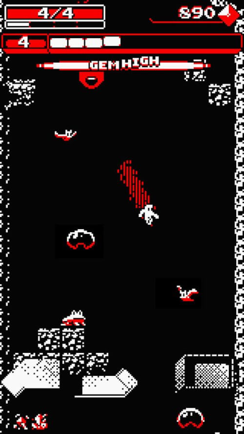 Downwell Mod 1.1.1 APK for Android Screenshot 1
