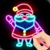 Draw Glow Christmas Mod 1.1.0 APK for Android Icon
