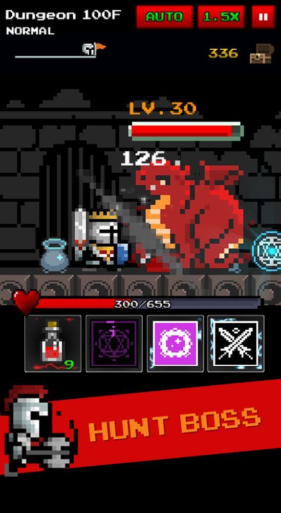 Dungeon and Pixel Hero Mod 12.4.2 APK feature