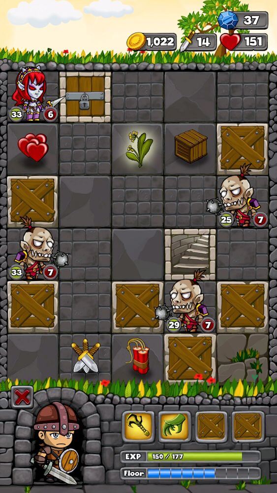Dungeon Knights Mod 1.79 APK feature