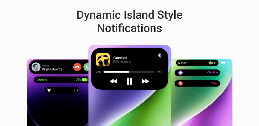 Dynamic Island Mod 9.5 APK feature