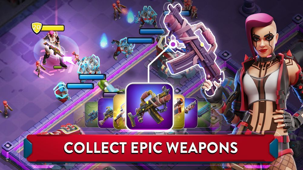 Dystopia RTS: Contest of Heroes Mod 3.3.2 APK feature