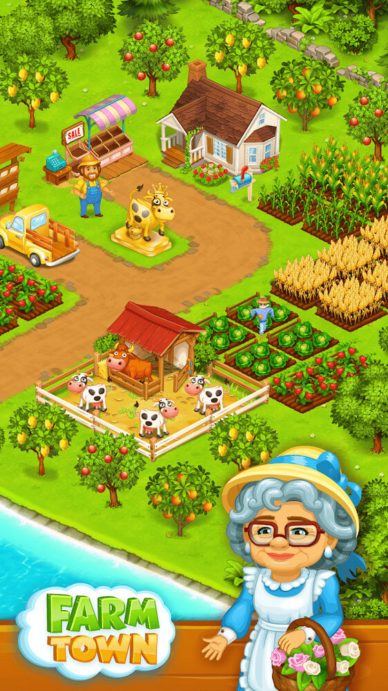 Farm Town Mod 4.11 APK feature
