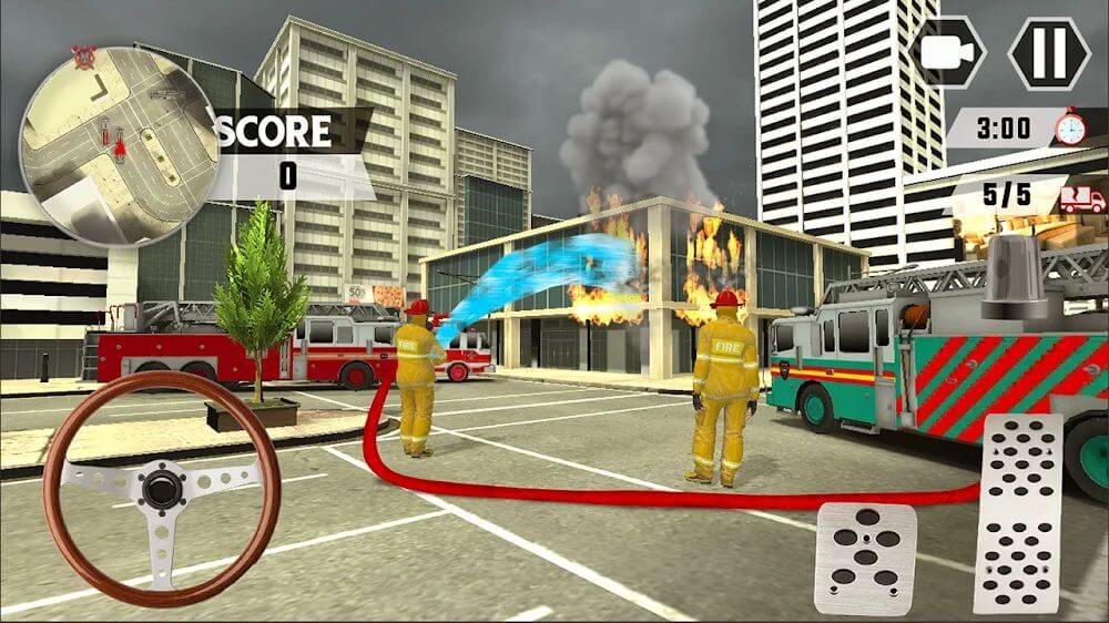 Fire Truck Simulator 3.9 APK feature