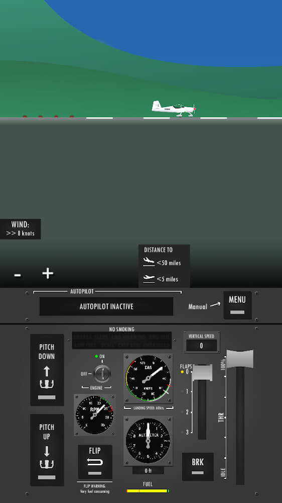 Flight Simulator 2D Mod 2.6.2 APK feature