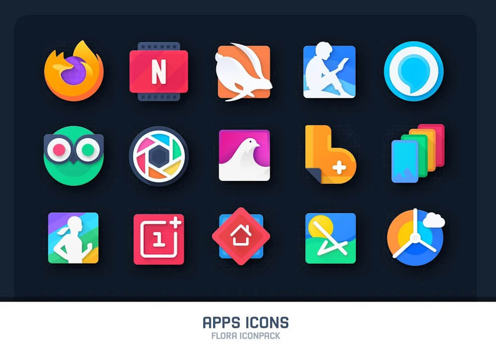 Flora: Material Icon Pack 3.4.1 APK feature