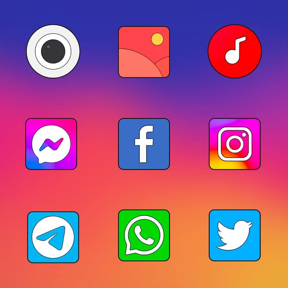 Flyme – Icon Pack Mod 2.5.2 APK feature