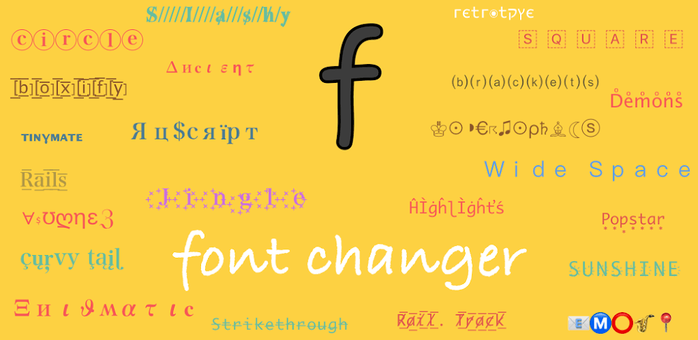 Font Changer Mod 6.2 APK feature