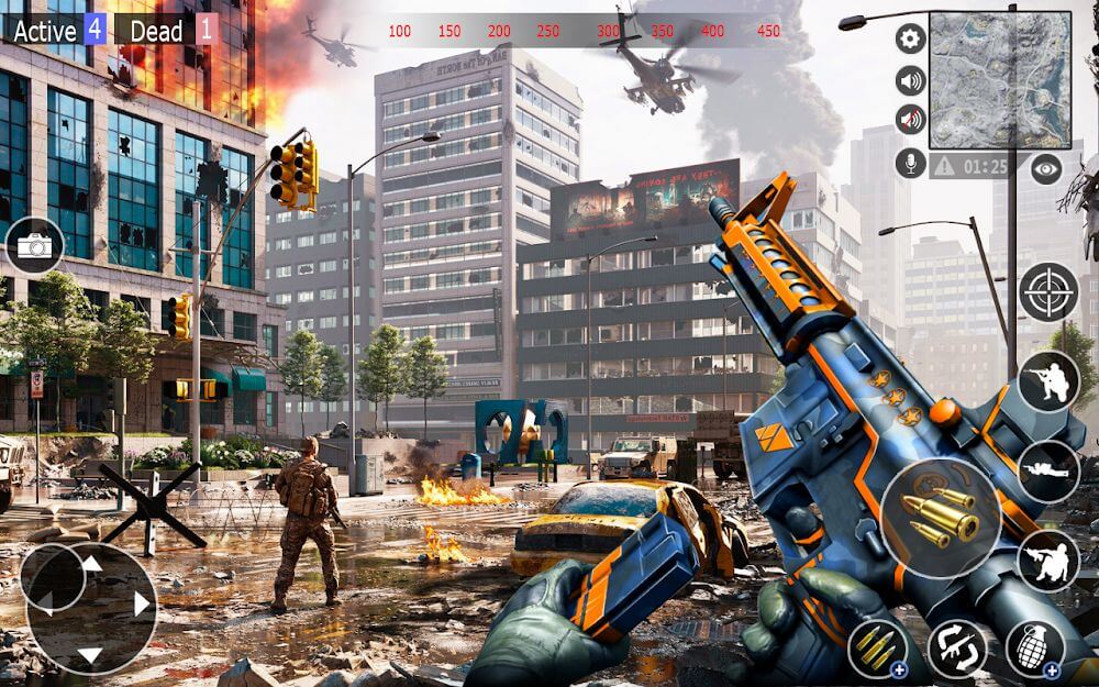 FPS Commando Shooting 3D Mod 1.5 APK feature