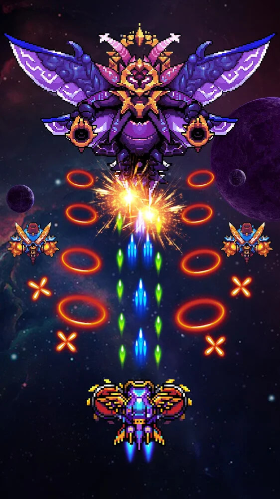 Galaxy Force: Falcon Squad 94.7 APK feature