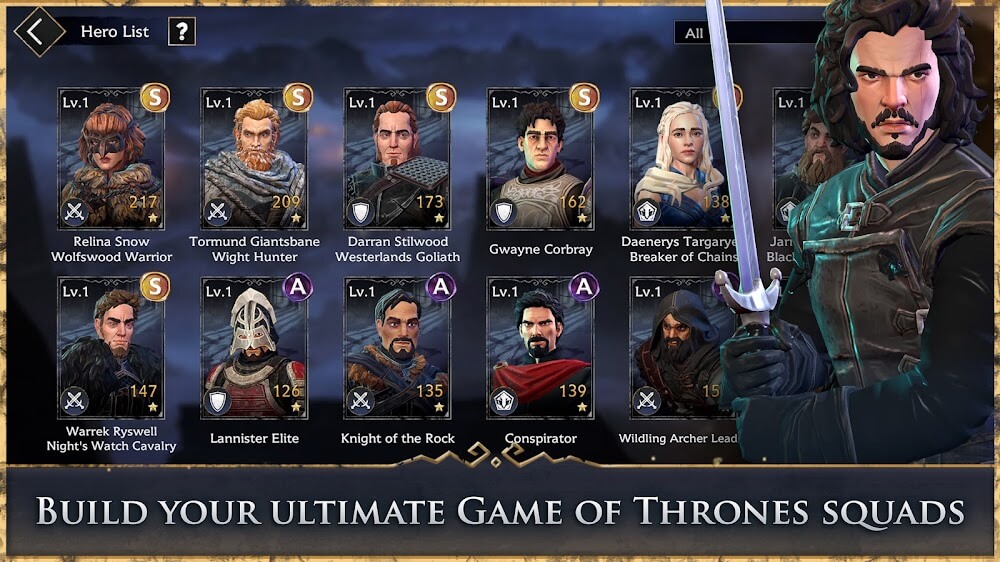 Game of Thrones Beyond… Mod 2.2.0 APK feature