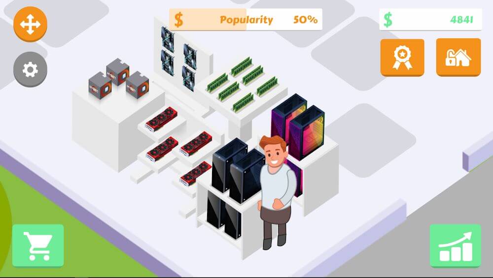 Gaming Shop Tycoon Mod 1.0.10.10 APK feature