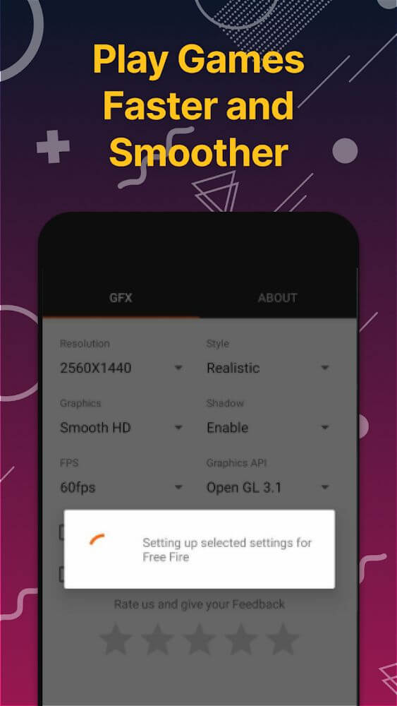 GFX Tool – Game Booster Mod 1.4.8 APK feature