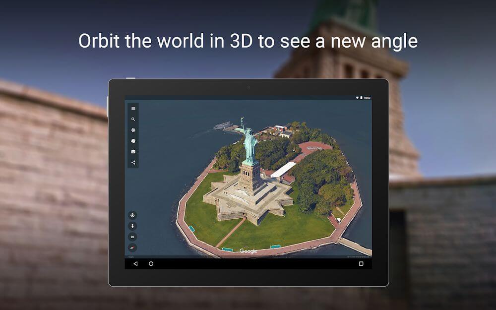 Google Earth Mod 10.46.0.2 APK feature