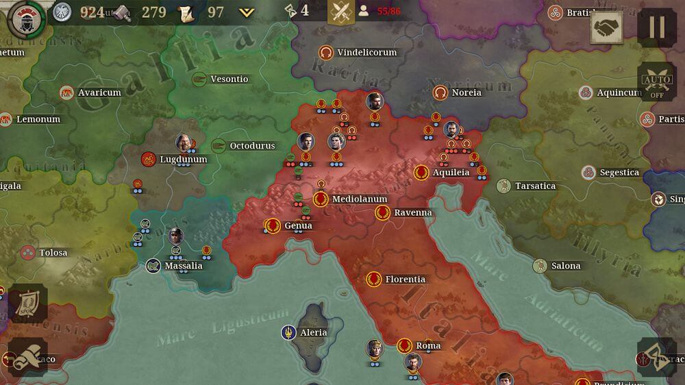 Great Conqueror: Rome Mod 2.8.2 APK feature