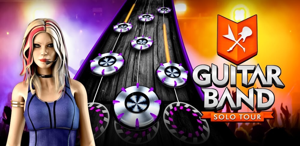 Guitar Band Solo Hero Mod 1.2.5 APK for Android Screenshot 1