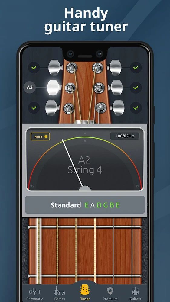 Guitar Tuner Mod 3.3.1 APK feature