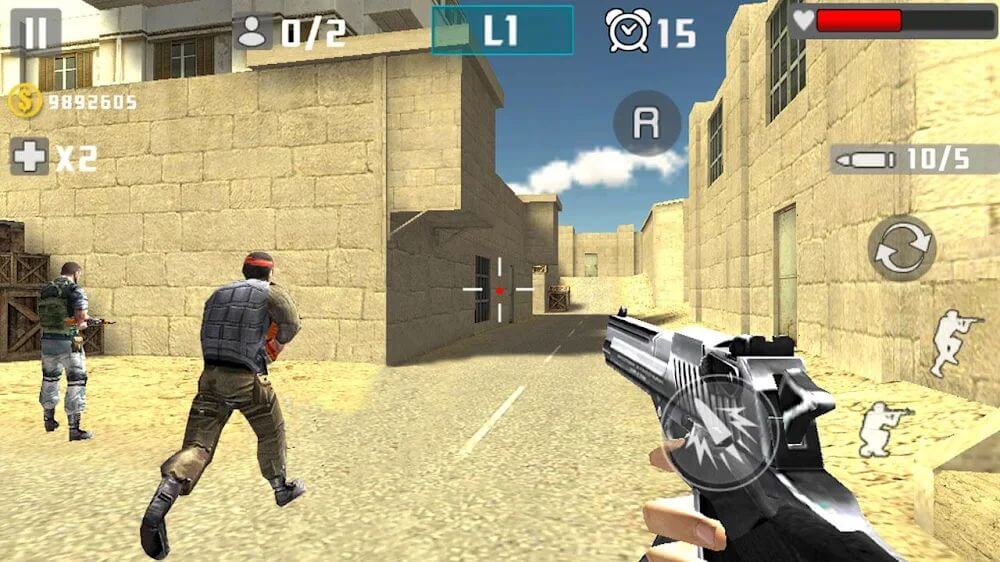 Gun Shot Fire War Mod 2.0.7 APK for Android Screenshot 1