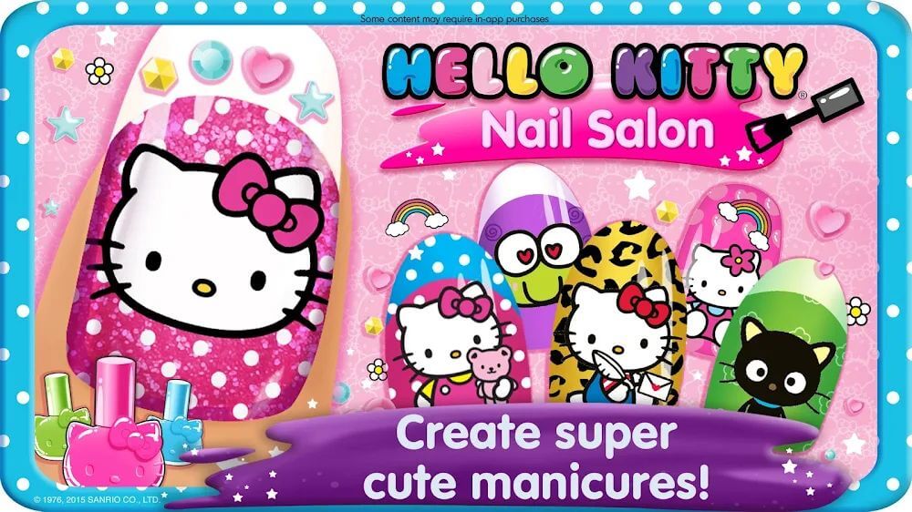 Hello Kitty Nail Salon Mod 2023.2.0 APK feature