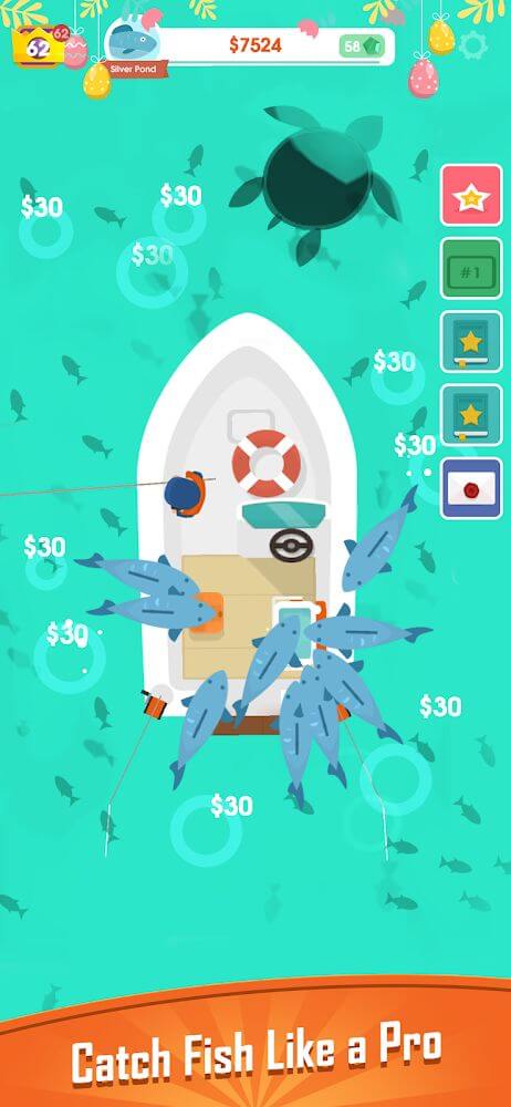 Hooked Inc: Fishing Games Mod 2.28.6 APK for Android Screenshot 1
