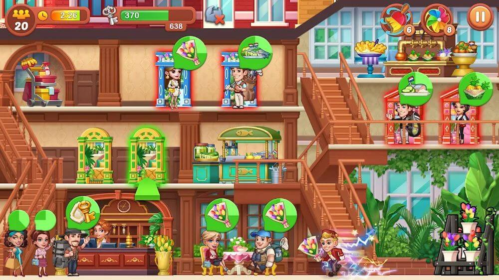 Hotel Fever: Grand Hotel Mod 1.0.30 APK for Android Screenshot 1