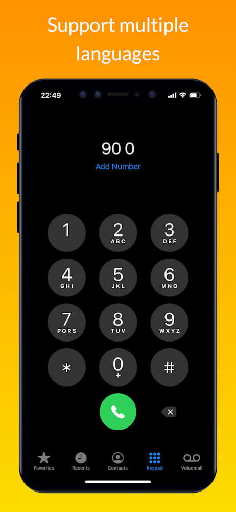 iCall – Phone Dialer Mod 2.4.9 APK feature