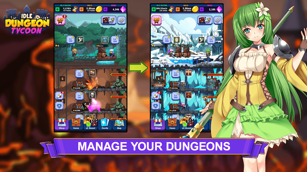 Idle Dungeon Tycoon 2.1.0 APK feature