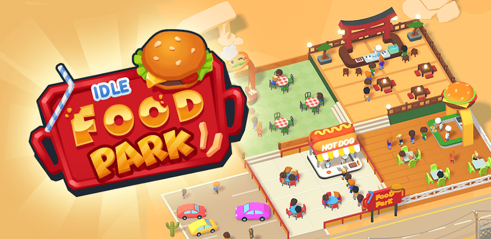 Idle Food Park Tycoon Mod 1.9 APK feature